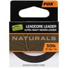 Fox Naturals Leadcore 50lb 22.7kg - 25m Leader Line Carp