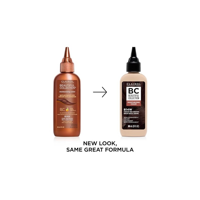 Clairol Beautiful Collection, 14w Cedar Red Brown, 3 oz.