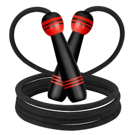 Catsobat Jump Rope for Elementary School Students, Children, Toddlers, Adults, Juniors, Adjustable Rope, Original Limited Color [Manufacturer 30-Day Warranty Included] (Blackred)