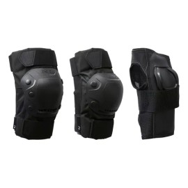 Kit De Protecciones De Patinaje Para Adulto Fit500 Oxelo Negro