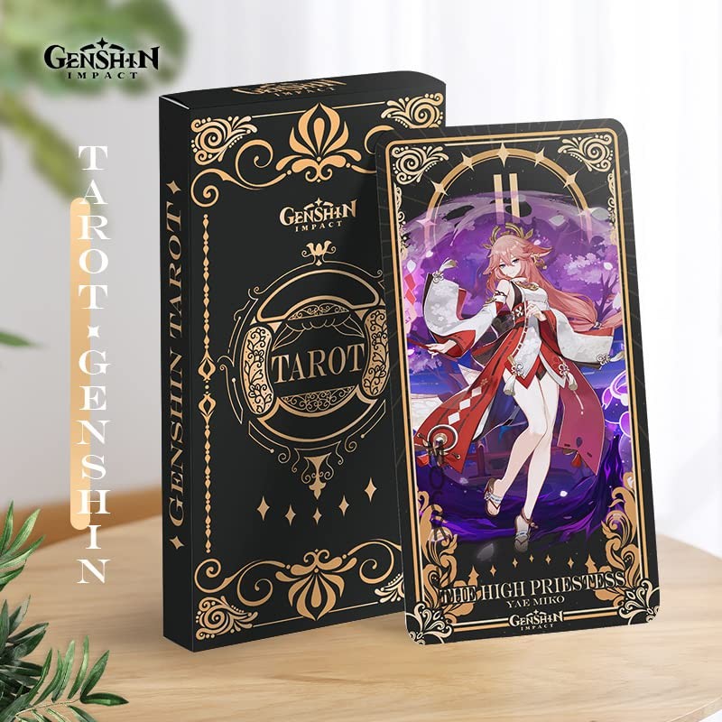 Genshin Impact Tarot Cards Set - 22 Piece Major Arcana