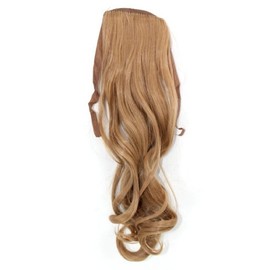 WIG ME UP - YZF-TC18-18 Hairpiece Braid Blonde Wavy 45 cm Tape Hair Clip Hair Extension