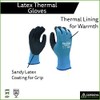 Cordova 3988B Thermal Latex Gloves, Extra Gripping Power, Protection from