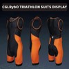 Triathlon Suits Mens One-Piece Sleeveless Trisuits Skin Wet Suit for