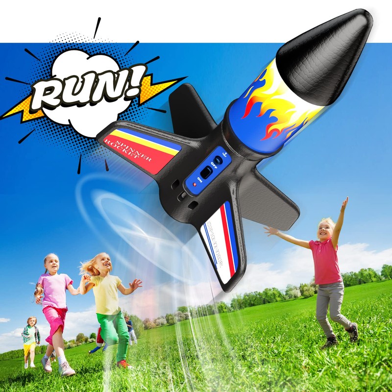 lakebyin Flying Launcher for Kids - Electric Flying Toys with