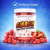Creatine Gummies 120 Count 3 Flavors Watermelon Strawberry Blue Raspberry