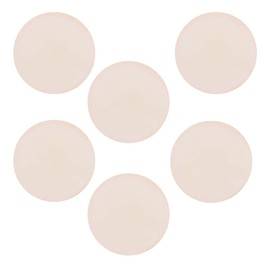 Baker Ross FE527 Round Ceramic Coasters - Pack of 6, Paintable Creative Art and Craft Projects for Kids to Make, Personalise and Decorate