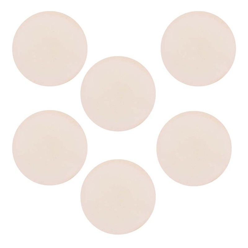 Baker Ross FE527 Round Ceramic Coasters - Pack of 6,