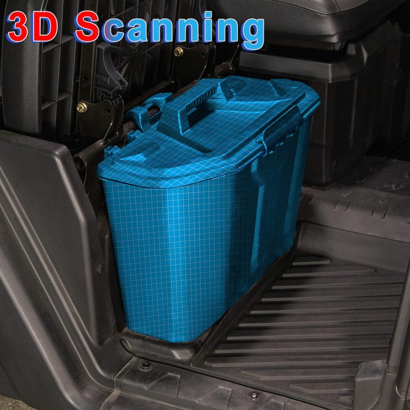 CPOWACE Removable Storage Bin Compatible with Can Am Defender, Passenger