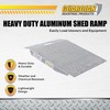 Guardian Aluminum Shed Storage Ramp - Lawnmower ATV Golf Cart
