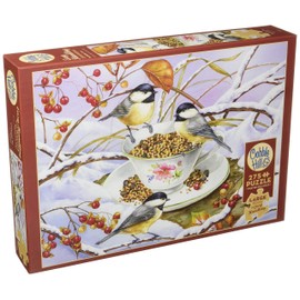 Cobblehill 88001 XL 275 pc Chickadee Tea Puzzle, Various