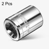 sourcing map 2pcs 12 Point Socket 1/2" Drive by 21mm