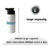 MR.R Sublimation Blanks White Sport Aluminum Bottle Portable Drinking Lid