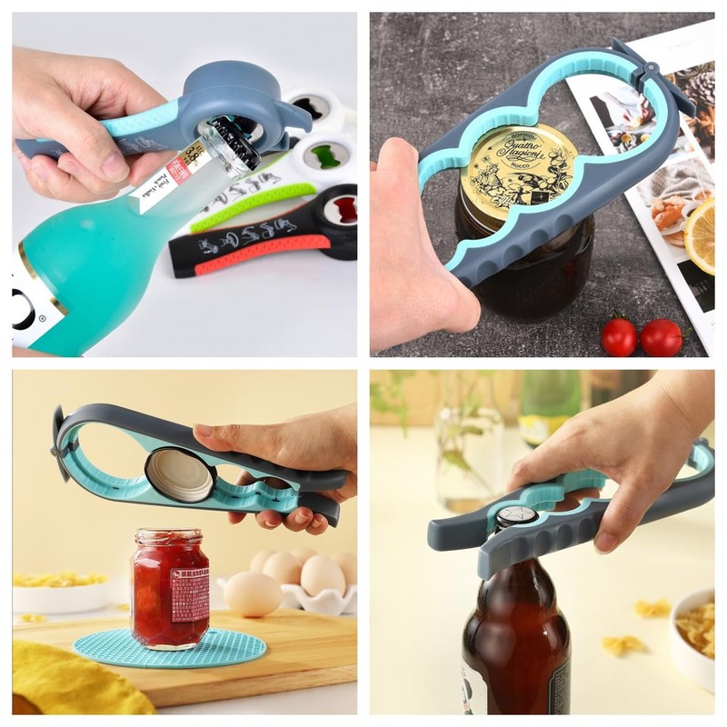 TAORANJU Jar Opener for Weak Hands, 5 in 1 Multi
