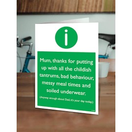 Enough About Dad Greeting Card