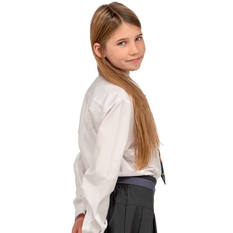 Olata Children’s Elasticated Belt with Plastic Clip Buckle. Royal Blue