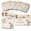 Dirty Nappy Baby Shower Game Teddy Bear Brown/Unisex Neutral Boy