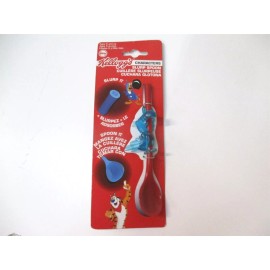 Kelloggs Vintage 2005 Red/Blue Slurp Spoon Characters for Ages 5 and Up