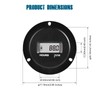 Runleader Digital LCD Operating Hour Counter, AC/DC 5V to 277V,