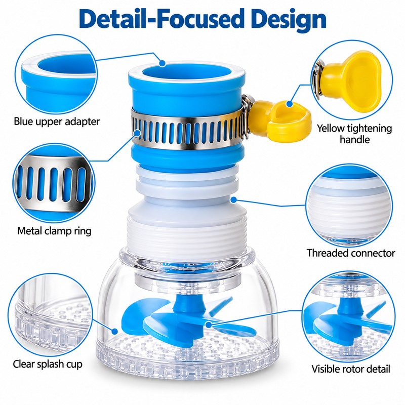 360° Rotating Faucet Extender for Sink Use – Extendable Anti-Splash
