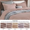 Bedsure Dusty Rose Duvet Cover Queen Size - Soft Double