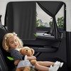 2er-Pack Sonnenschutz Auto Baby Magnetisch Doppelschicht, UV-Schutz & Hitzeschutz Vorhang