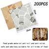 200PCS Greaseproof Non-Stick Baking Paper for Sandwiches Picnics Parties Restaurants