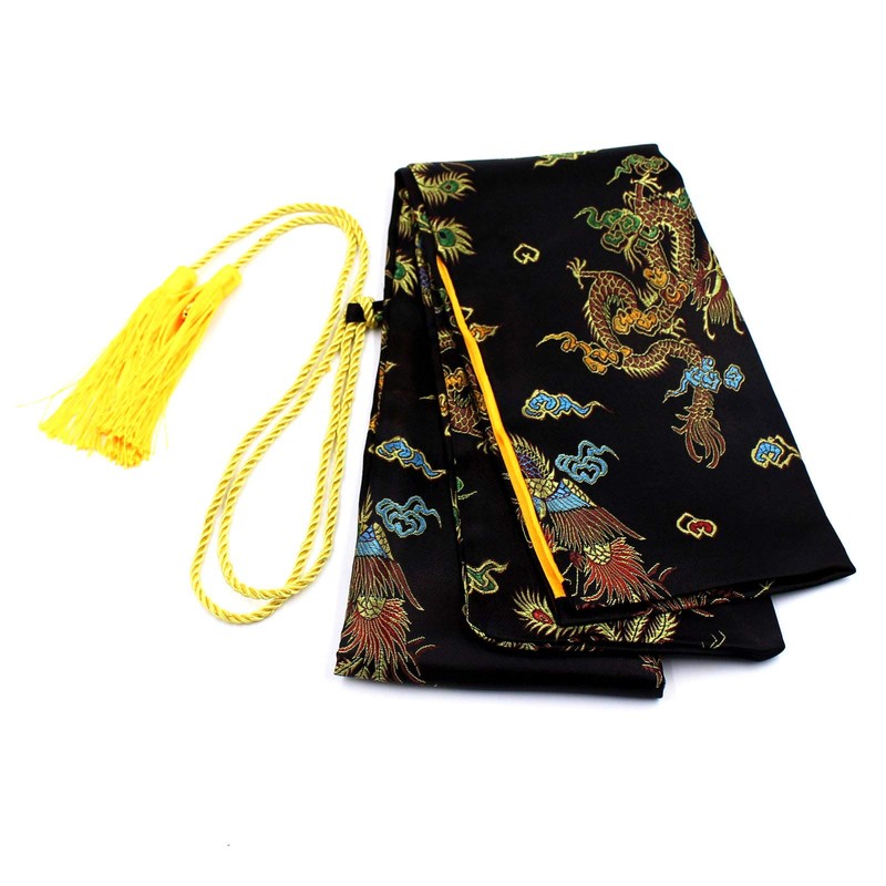 JomMart Sword Bag Black Base Dragon Phoenix Medium 110cm Storage
