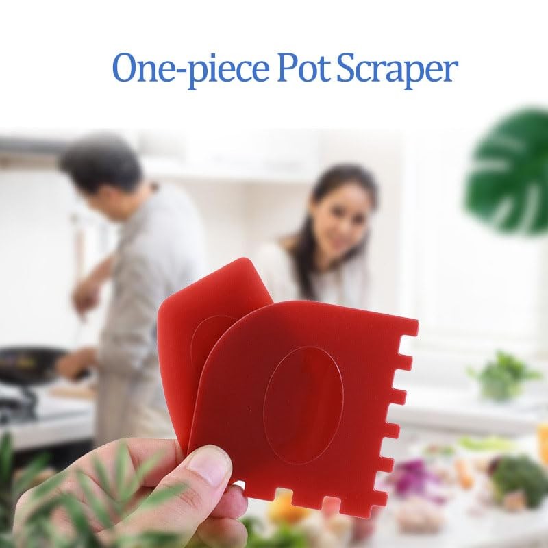 Pan Scraper Dish Scraper Food Scraper Tool Plastic Pot Scraper