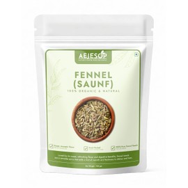 AEJESOP Organic Fennel Seeds, Natural Saunf, Whole Spice, 3.5oz(100g)