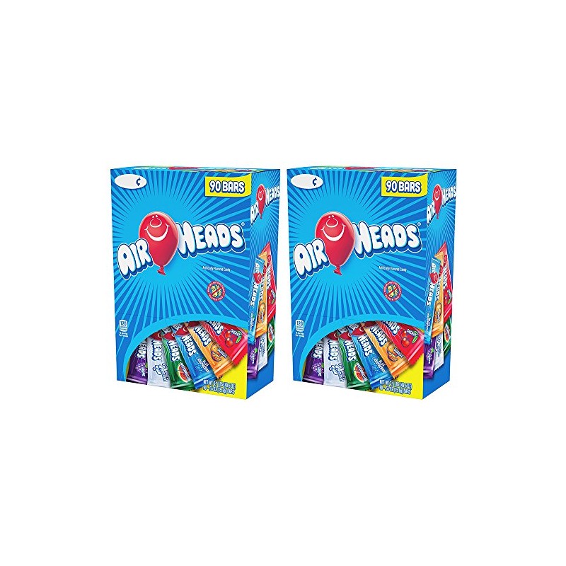 Airheads SUSIVP Chewy Fruit Candy, Variety Pack, 90 Count (Pack