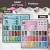 Plastic Snap Fastener Kit, Plastic and Metal Snap Buttons with