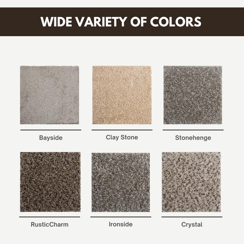 Smart Squares in A Snap Premium Plush Carpet Tiles, Made