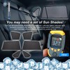 Powerty Custom Fit for Side Window Shade Toyota RAV4 2019-2024