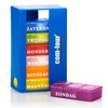 COM-FOUR® 1x Medication Dispenser in Dutch, Medication Box for 7