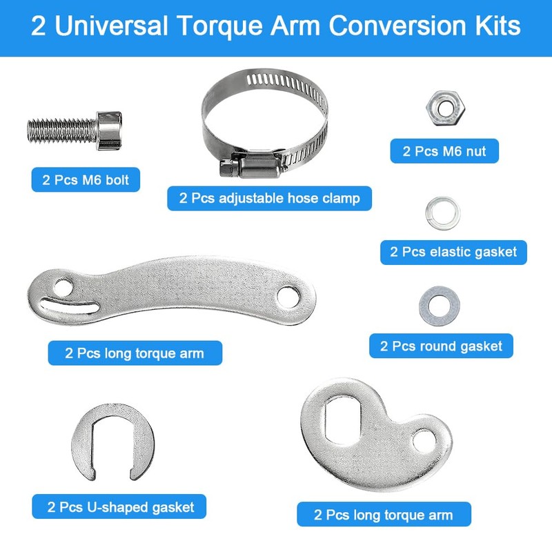 KITERI 2 Set Universal Torque Arm Conversion Kit Electric Bicycle