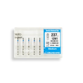 237.12M1, Pear, 1.2 mm Dia, Medium Grit Diamond Bur, 5 per Pack