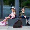 QKURT Roller Skate Bag for Kids, Unisex Ice Skate Bag