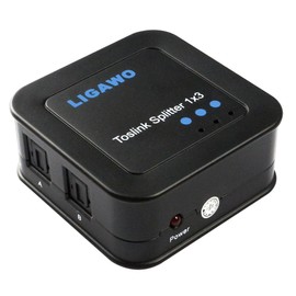 Ligawo 6518741 Audio Splitter Black