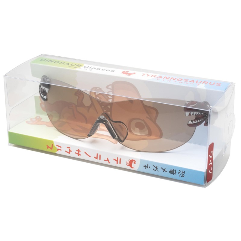 Enix DK-1-2 Tyrannosaurus Sunglasses, Dinosaur Sunglasses, Wine