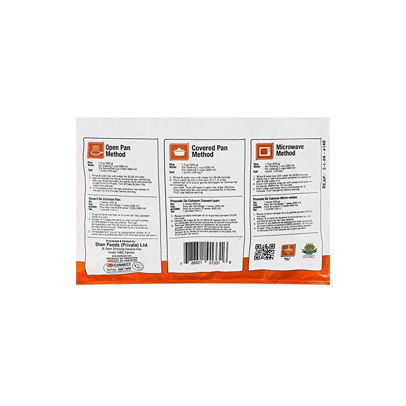 Shan - Extra Long Grain Aged Basmati Biryani Rice (10