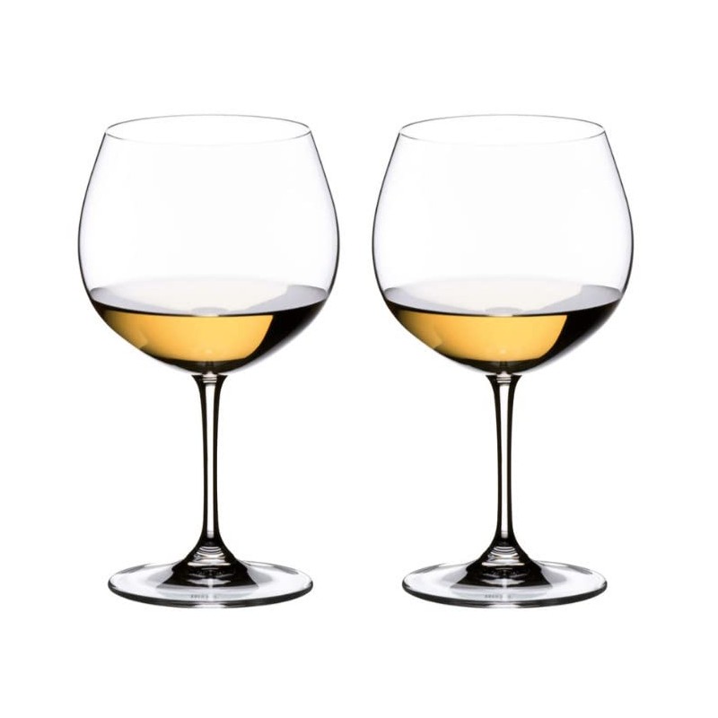 Riedel Vinum Oaked Chardonnay/Montrachet Glass (2-Piece Set) with Microfiber Polishing