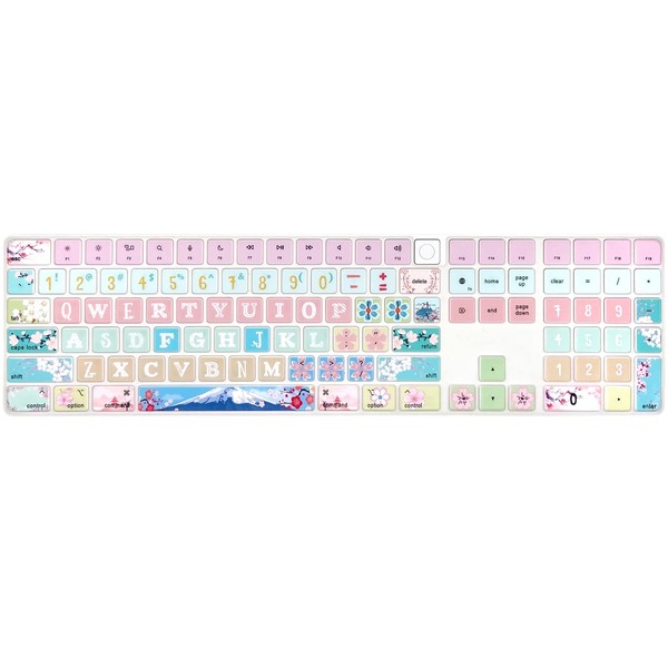 Sanfulin Keyboard Cover Skin for 2021 New Apple iMac Magic