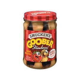 Smucker's Goober Peanut Butter & Strawberry Jelly Stripes 18 oz (Pack of 12)