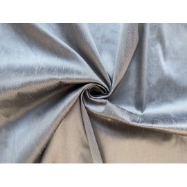 Dupioni Fabric | Fabric by The Yard 52/54" Width (Silver)
