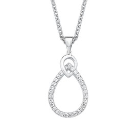 s.Oliver Women 925 Silver White Zircon