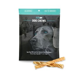 Dog Nip! 6" Tripe Twists - Crunchy Snack - Natural Grass Fed Organic Beef - Rawhide Alternative - Promotes Dental Health - Fully Digestible - Healthy Dog Treat Chews…