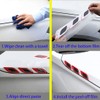 6 PCS 3D Strong Reflective Stripe Sticker,Car Fender Hood Bumper