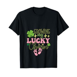 Irish Women Pregnancy Announcement – Lucky Charm Baby Reveal T-Shirt