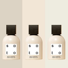 soto | The Original Multi-Surface Paint Touch UP | Matte Finish, Odor-Free, USA Made | Use On: Walls, Trim, Doors, cabinets, shutters, Furniture, Indoor/Outdoor. (Set of 3, Beiges)